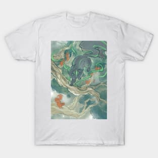 The Squirrel General - Magic The Gathering Inspired Traditional Watercolor artwork T-Shirt